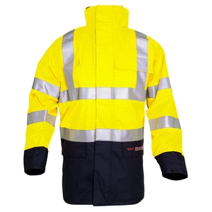 Oxxa Essential Marabe 2666 Giacca Parka Poliestere Giallo Fluorescente/Blu Misto XL