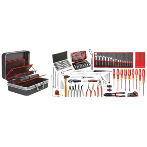 Facom Electricians Metric Tool Kit in Technicians Case 120-Piece