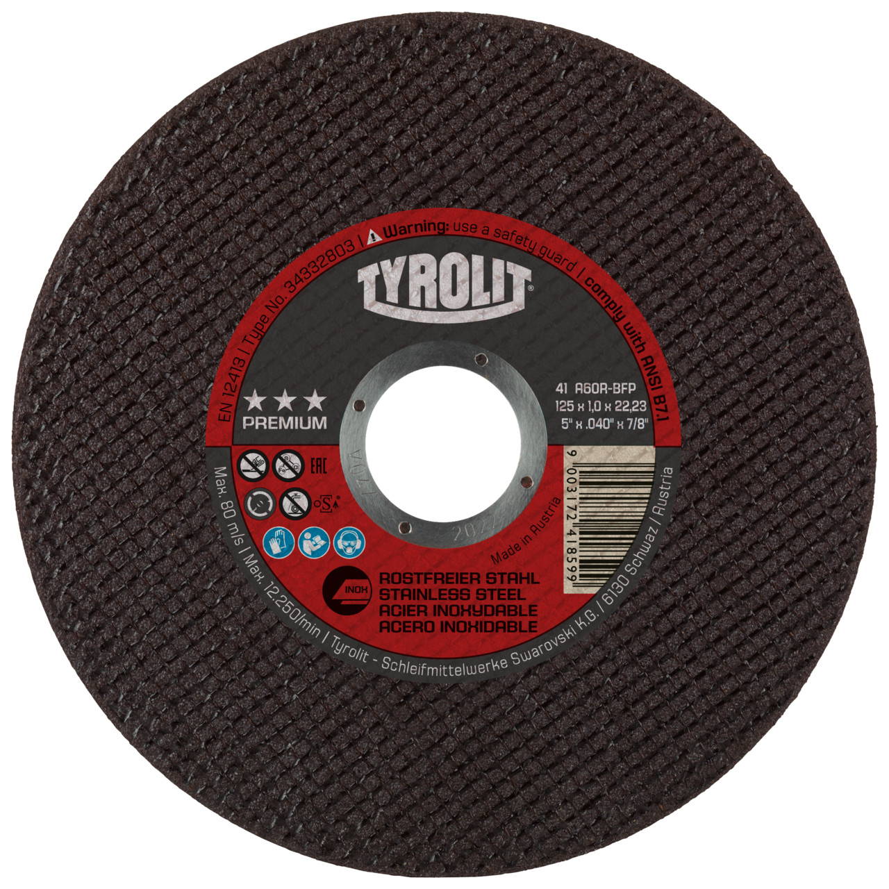 Tyrolit 10Pc Cutting Wheel