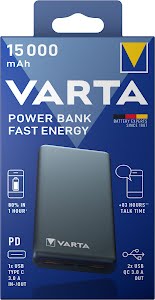 VARTA POWERBANK FAST ENERGY 15.000-MAH (4008496019588)