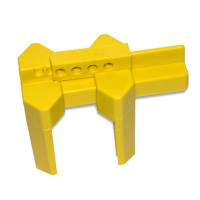 Brady Ball valve lockout YELLOW