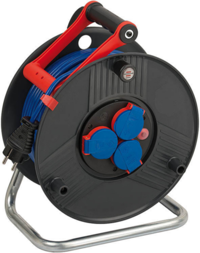 Brennenstuhl Hand Operated Cable Reel AT-N05V3V3-F 3G1.5 50m Blue 290mm 29 x 20 x 36cm